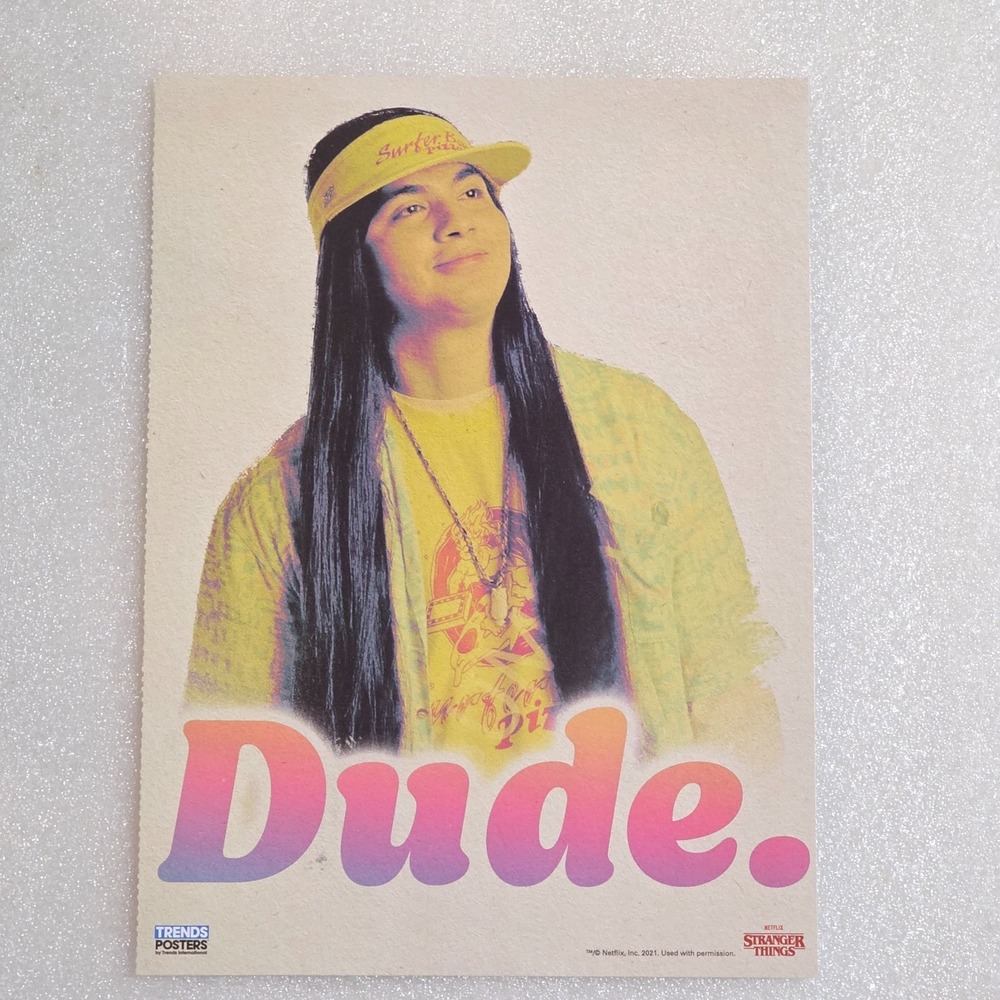 Stranger Things Eduardo Franco Argyle Dude Trends Posters Netflix 2021 8x11